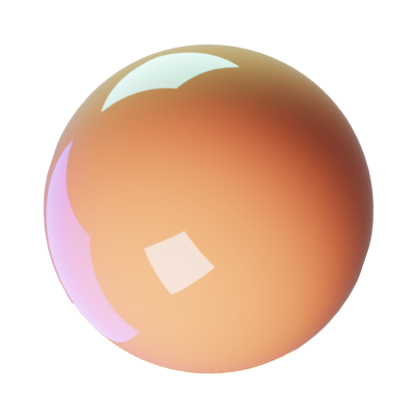 Sphere Orange Glossy